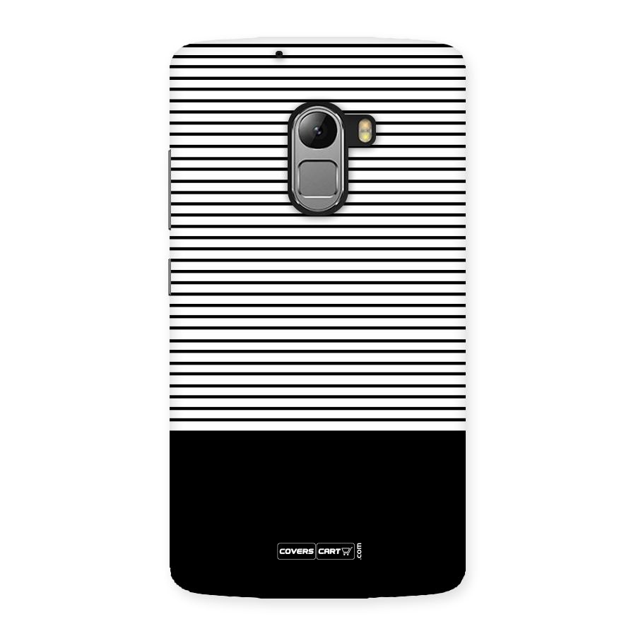 Classy Black Stripes Back Case for Lenovo K4 Note