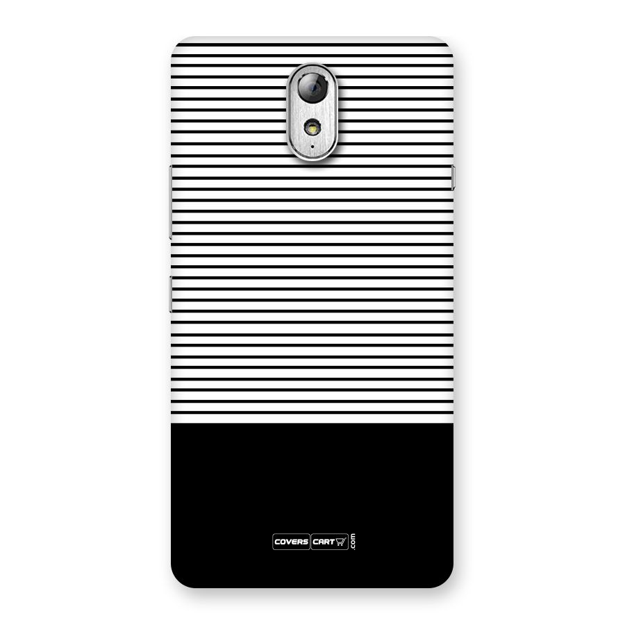Classy Black Stripes Back Case for Lenovo Vibe P1M
