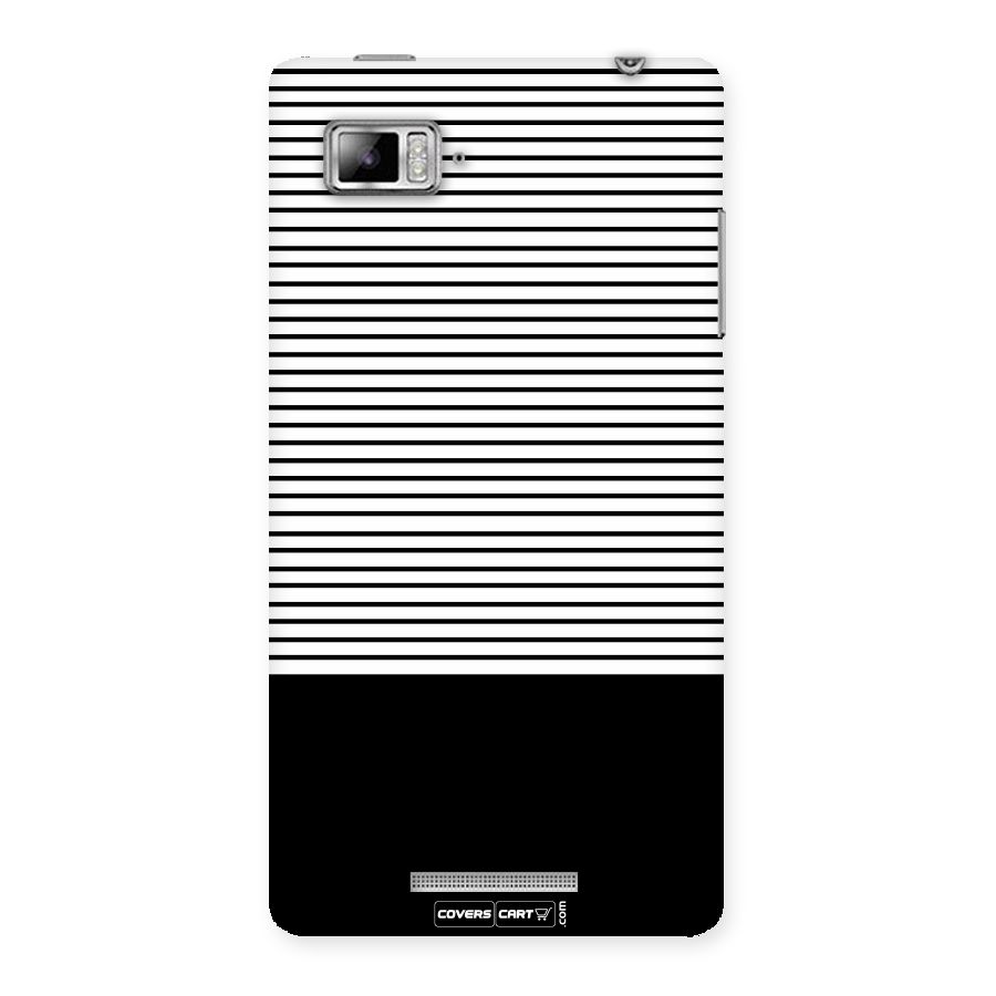 Classy Black Stripes Back Case for Lenovo Vibe Z K910