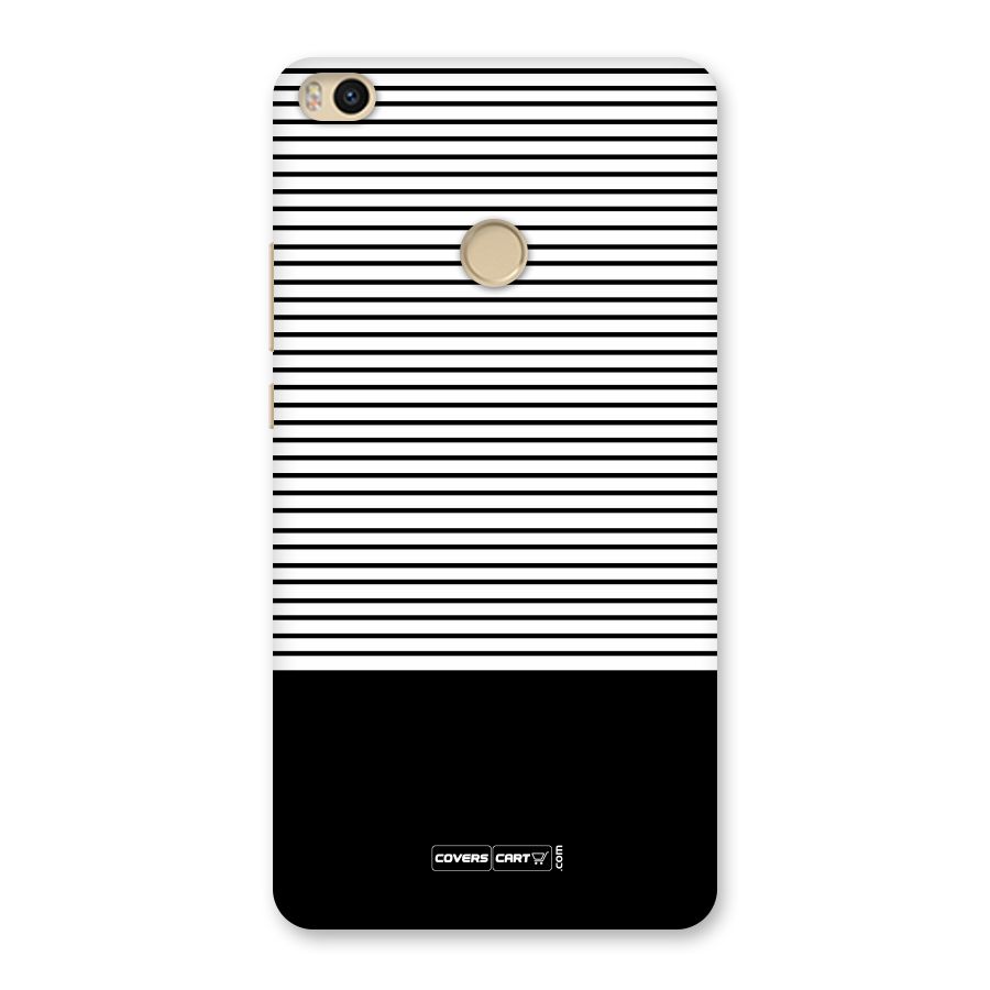 Classy Black Stripes Back Case for Mi Max 2