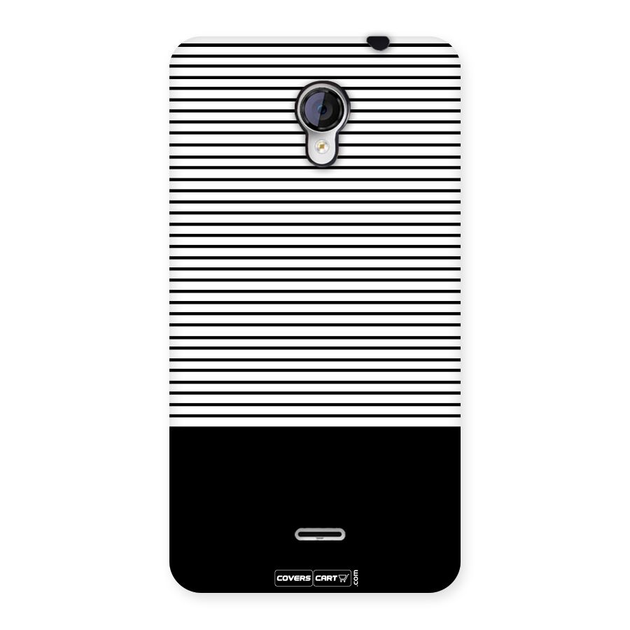 Classy Black Stripes Back Case for Micromax Unite 2 A106