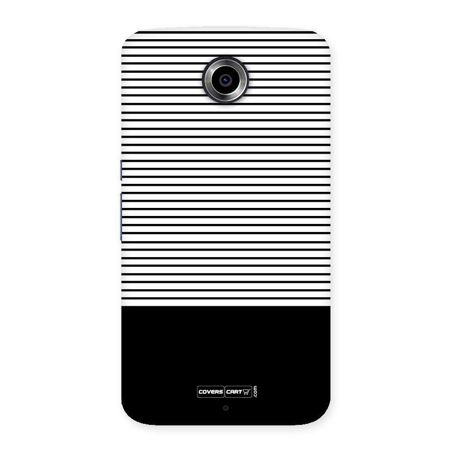 Classy Black Stripes Back Case for Nexsus 6