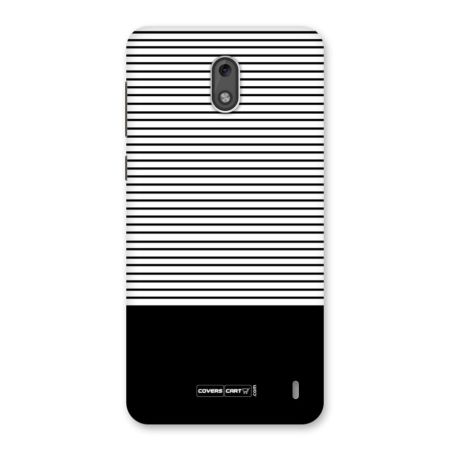 Classy Black Stripes Back Case for Nokia 2