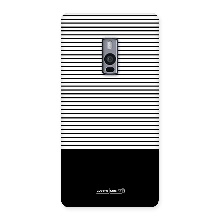 Classy Black Stripes Back Case for OnePlus Two
