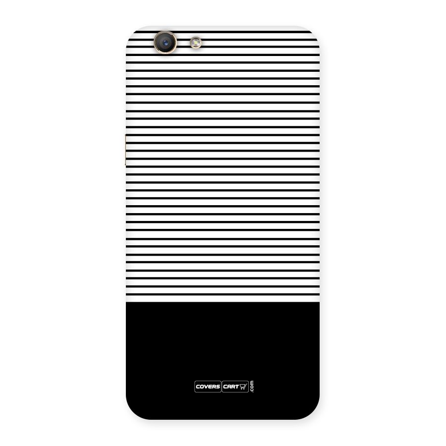 Classy Black Stripes Back Case for Oppo F1s