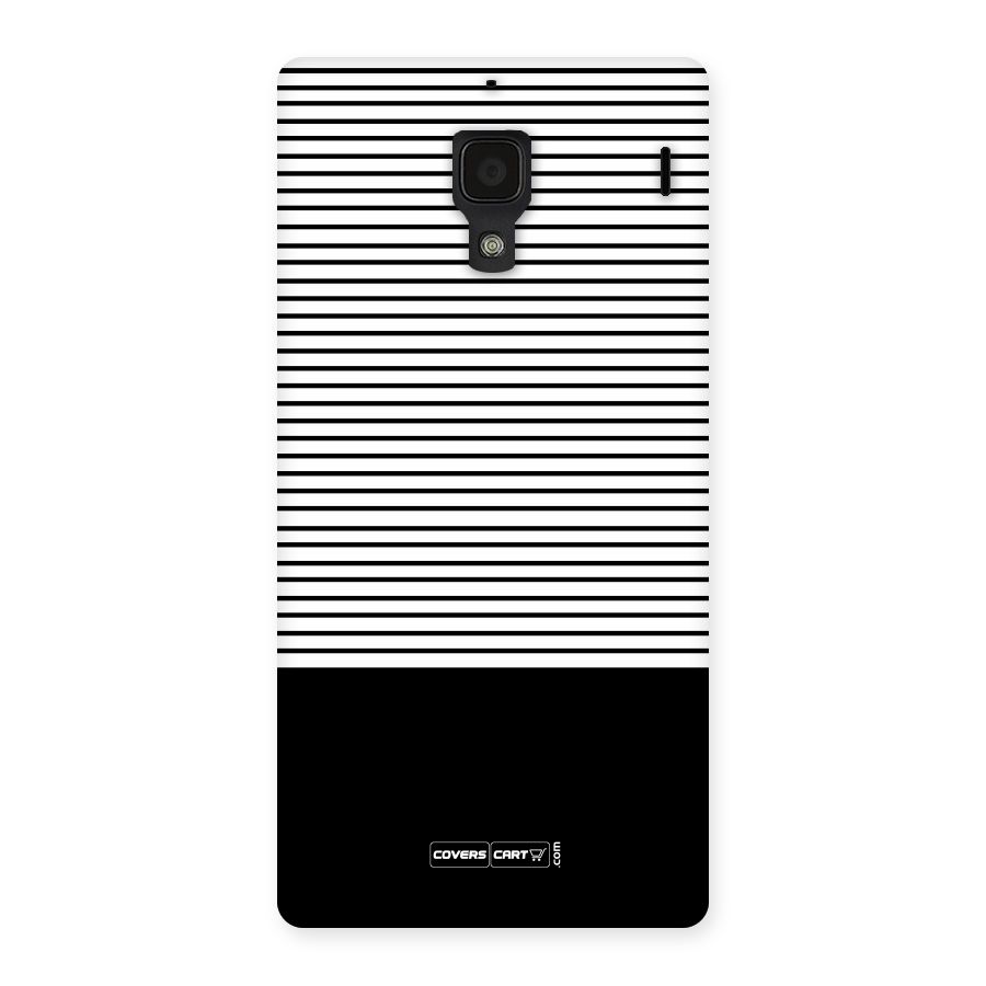 Classy Black Stripes Back Case for Redmi 1S