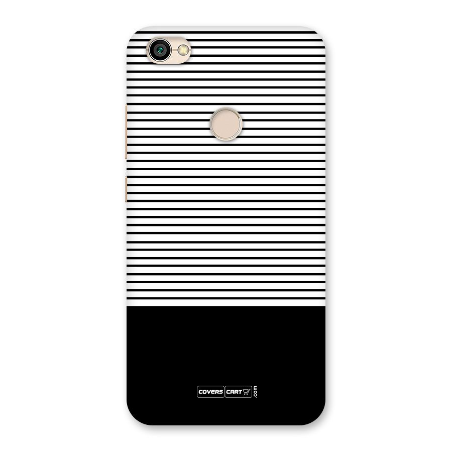 Classy Black Stripes Back Case for Redmi Y1 2017