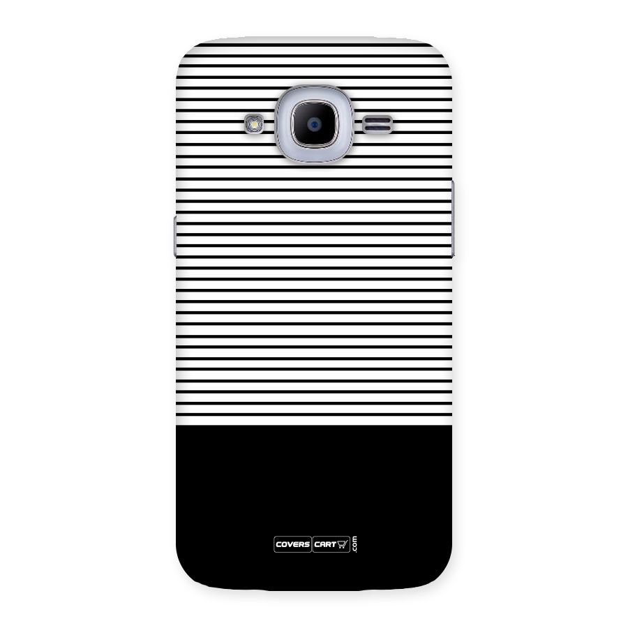 Classy Black Stripes Back Case for Samsung Galaxy J2 2016