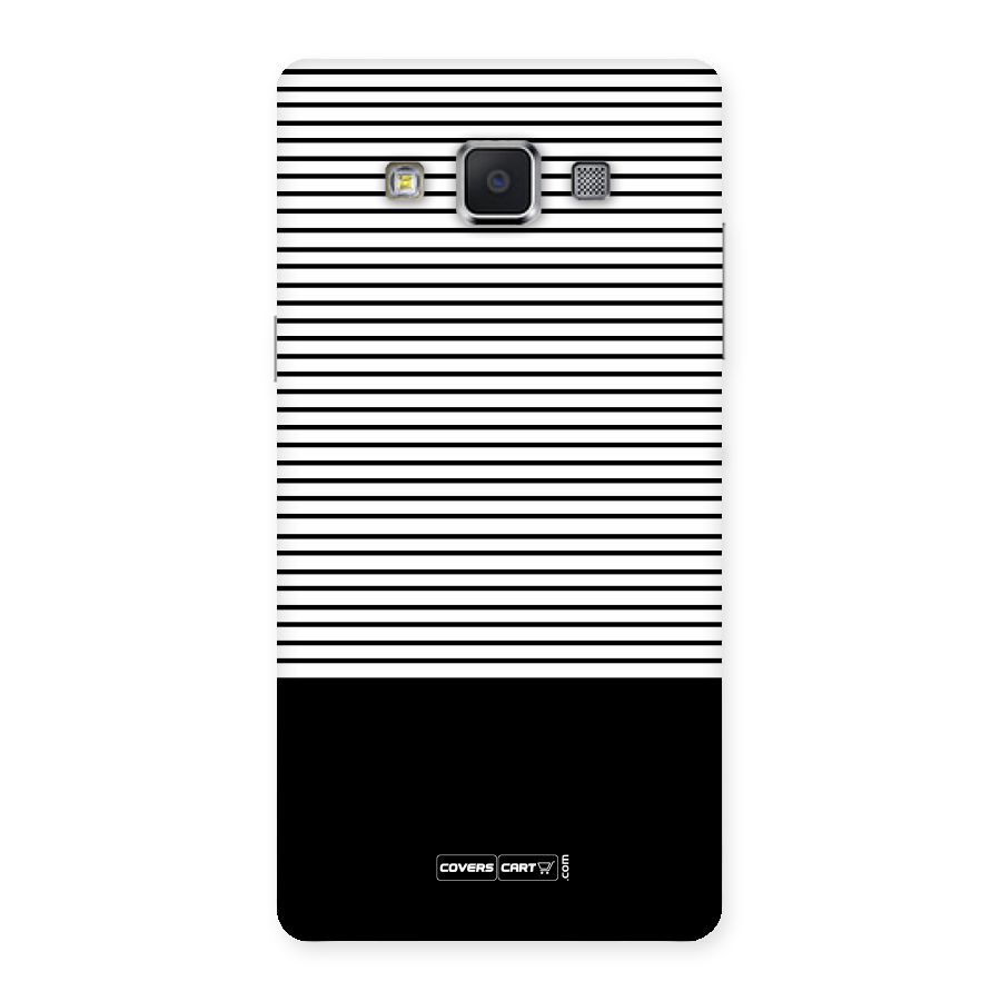 Classy Black Stripes Back Case for Samsung Galaxy A5