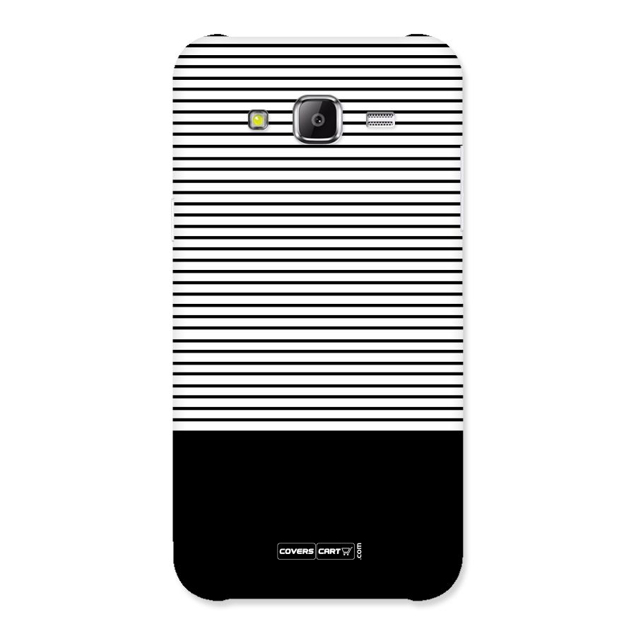 Classy Black Stripes Back Case for Samsung Galaxy J5