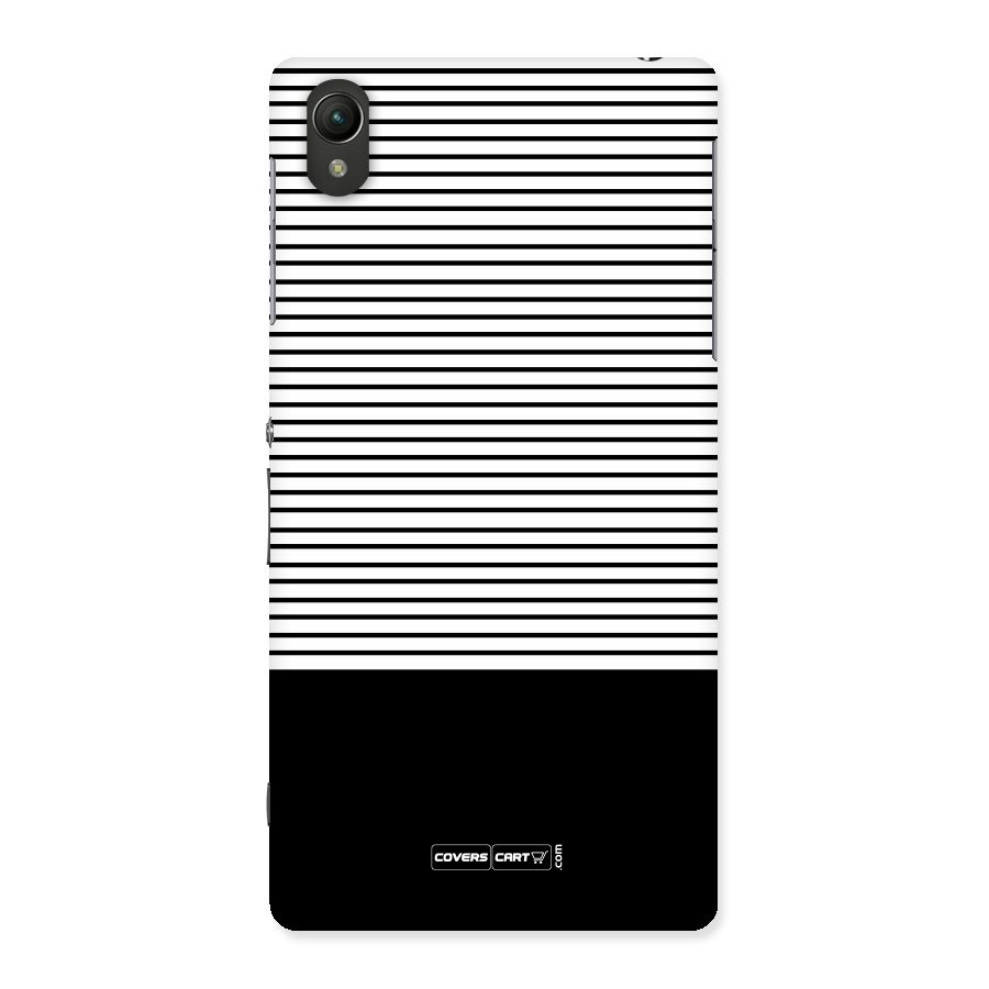 Classy Black Stripes Back Case for Sony Xperia Z2