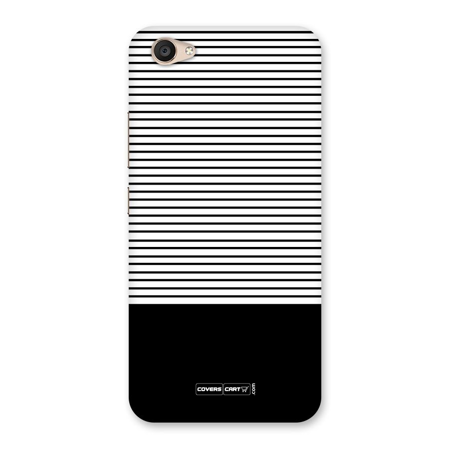 Classy Black Stripes Back Case for Vivo V5 Plus