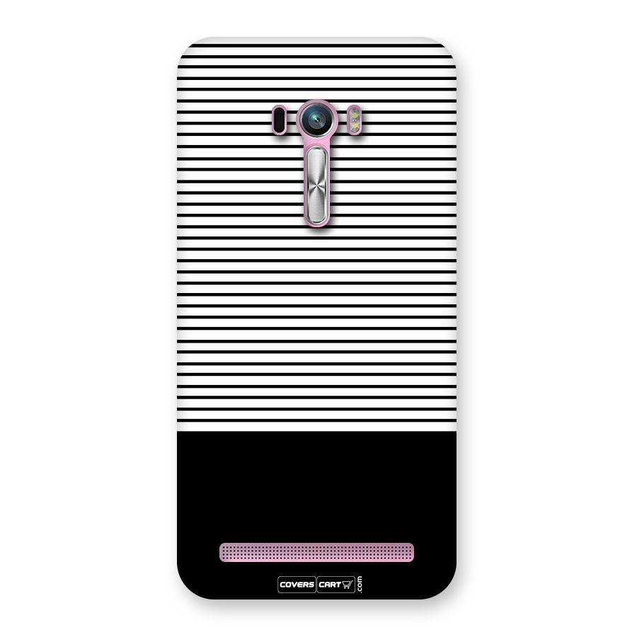 Classy Black Stripes Back Case for Zenfone Selfie