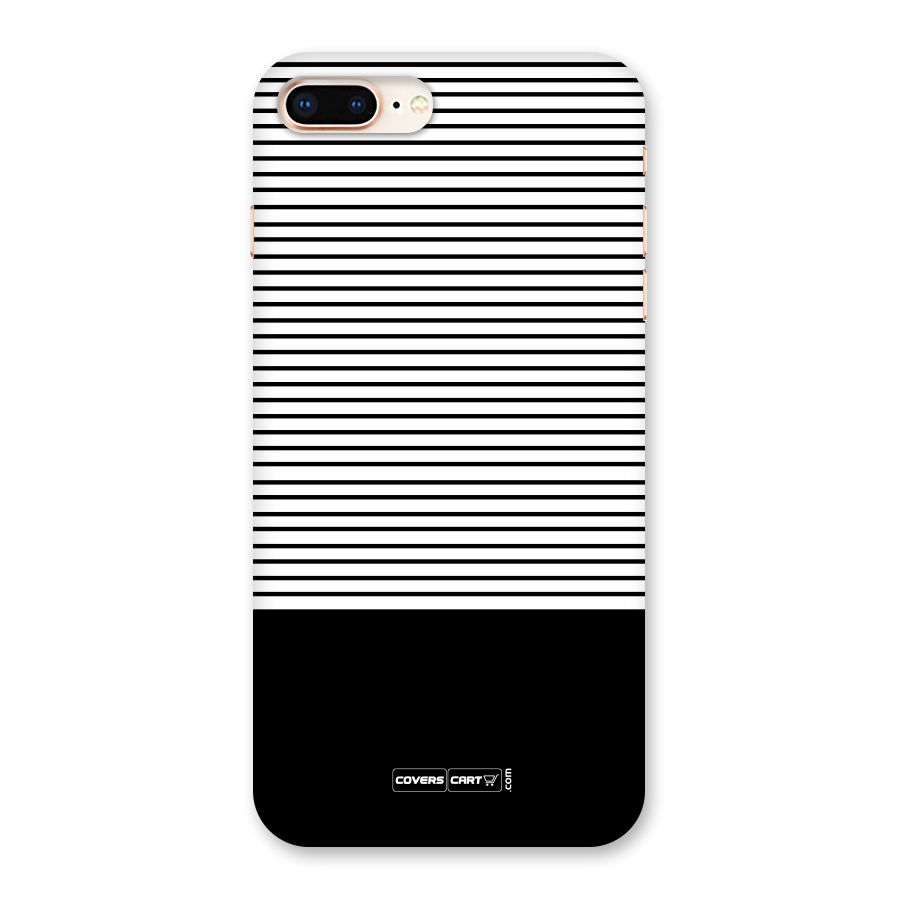 Classy Black Stripes Back Case for iPhone 8 Plus