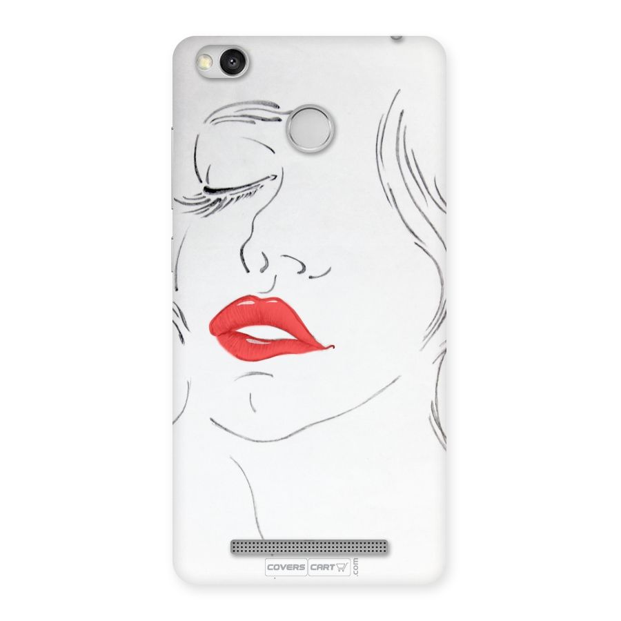 Classy Girl Back Case for Redmi 3S Prime