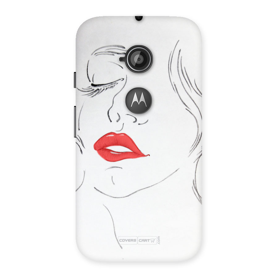Classy Girl Back Case for Moto E 2nd Gen