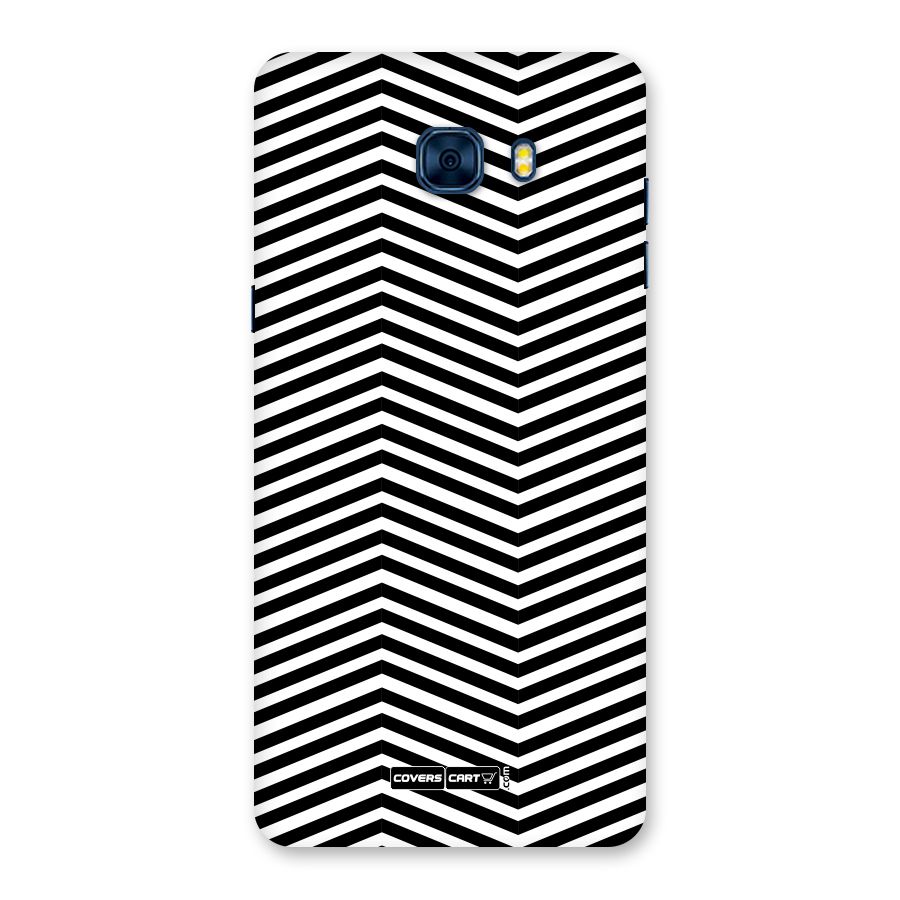Classy Zig Zag Back Case for Galaxy C7 Pro