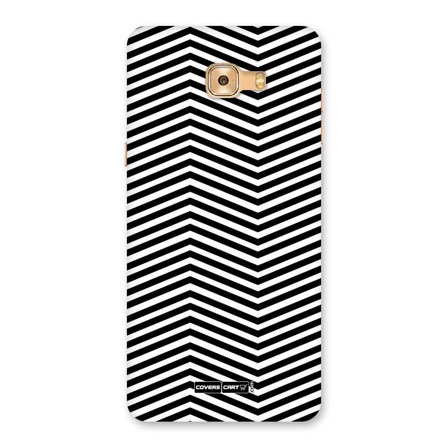 Classy Zig Zag Back Case for Galaxy C9 Pro