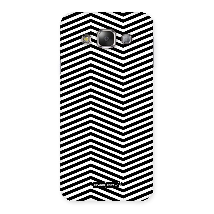 Classy Zig Zag Back Case for Galaxy E7