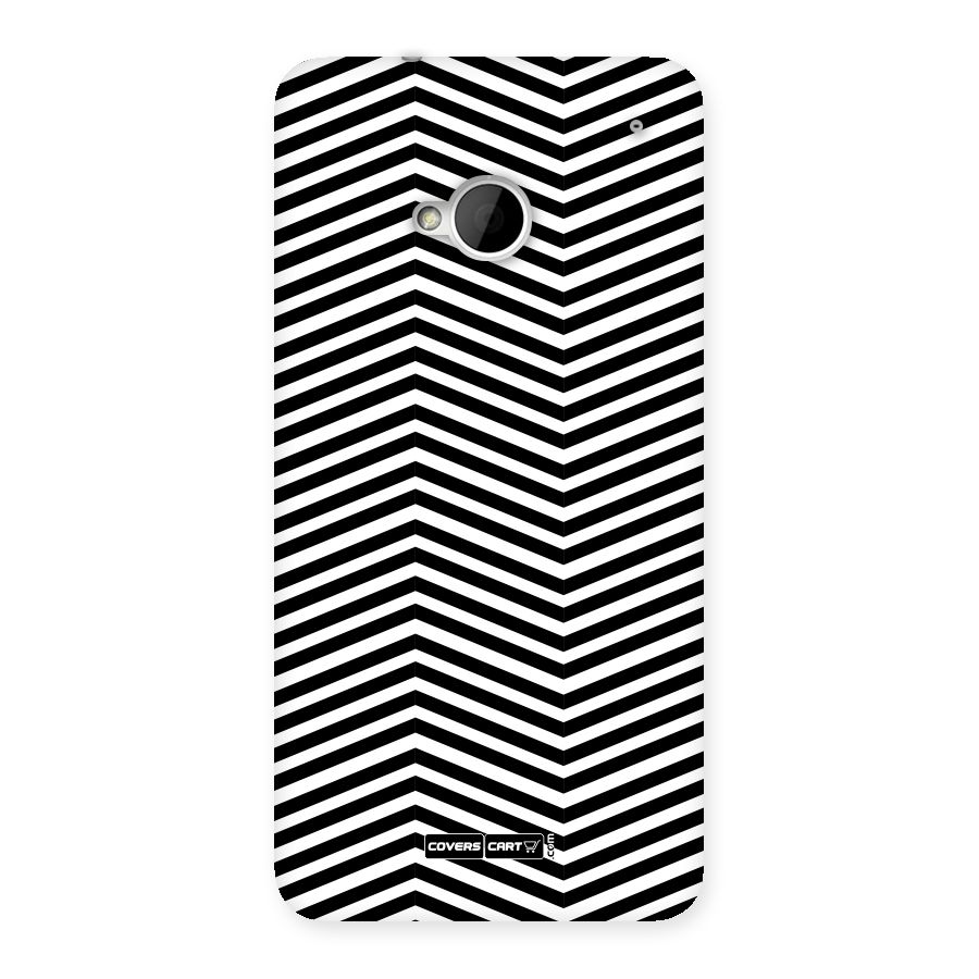 Classy Zig Zag Back Case for HTC One M7