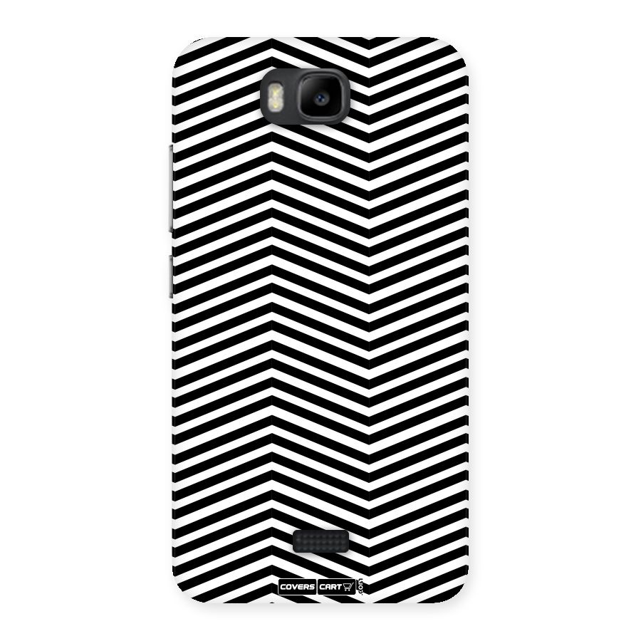 Classy Zig Zag Back Case for Honor Bee