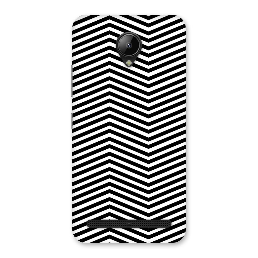 Classy Zig Zag Back Case for Lenovo C2