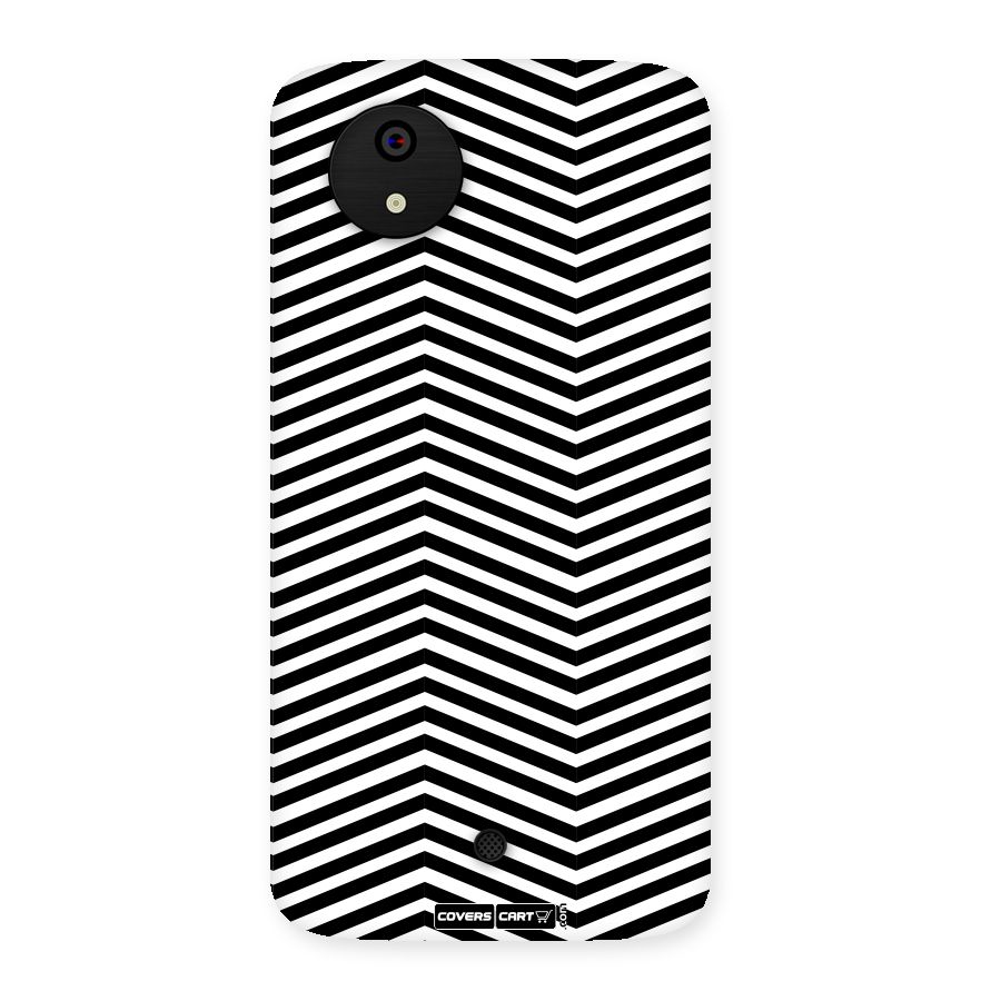 Classy Zig Zag Back Case for Micromax Canvas A1