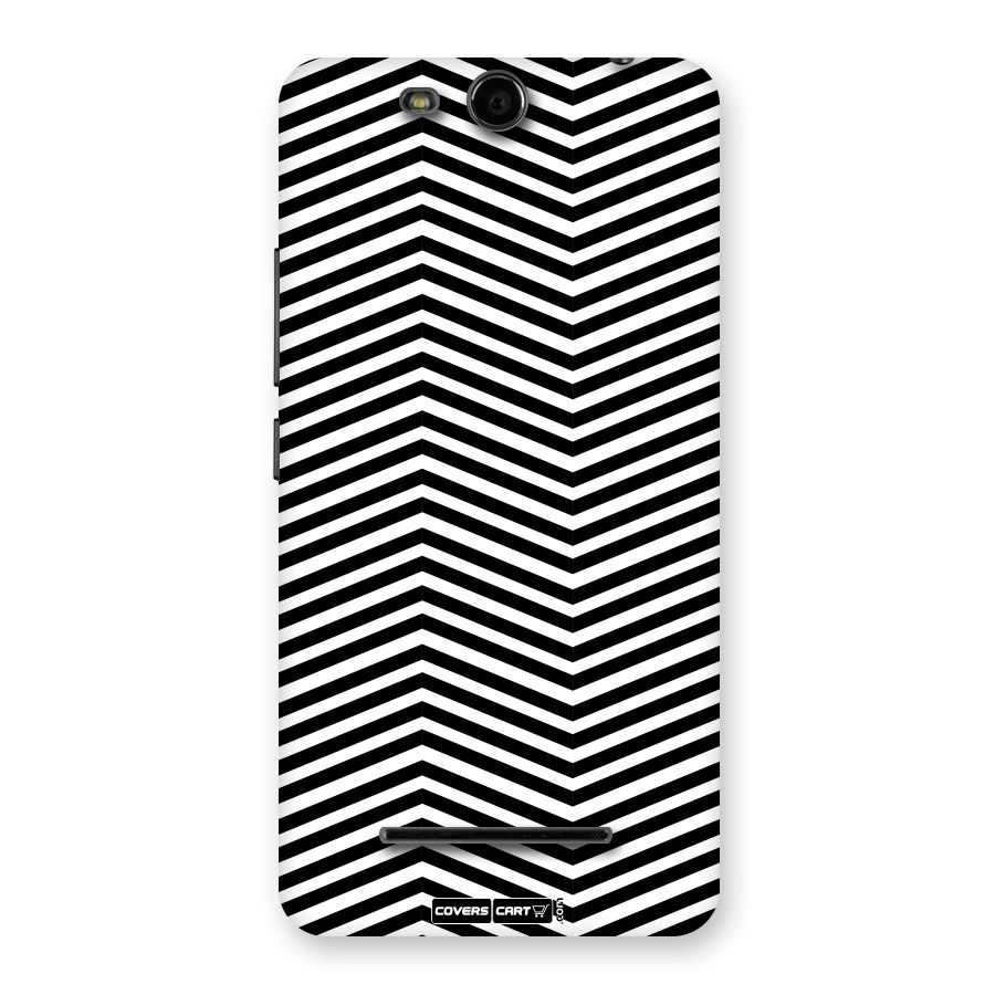 Classy Zig Zag Back Case for Micromax Canvas Juice 3 Q392