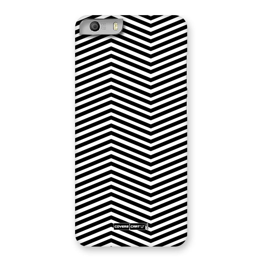 Classy Zig Zag Back Case for Micromax Canvas Knight 2