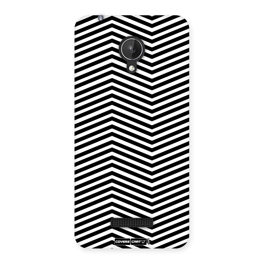 Classy Zig Zag Back Case for Micromax Canvas Spark Q380