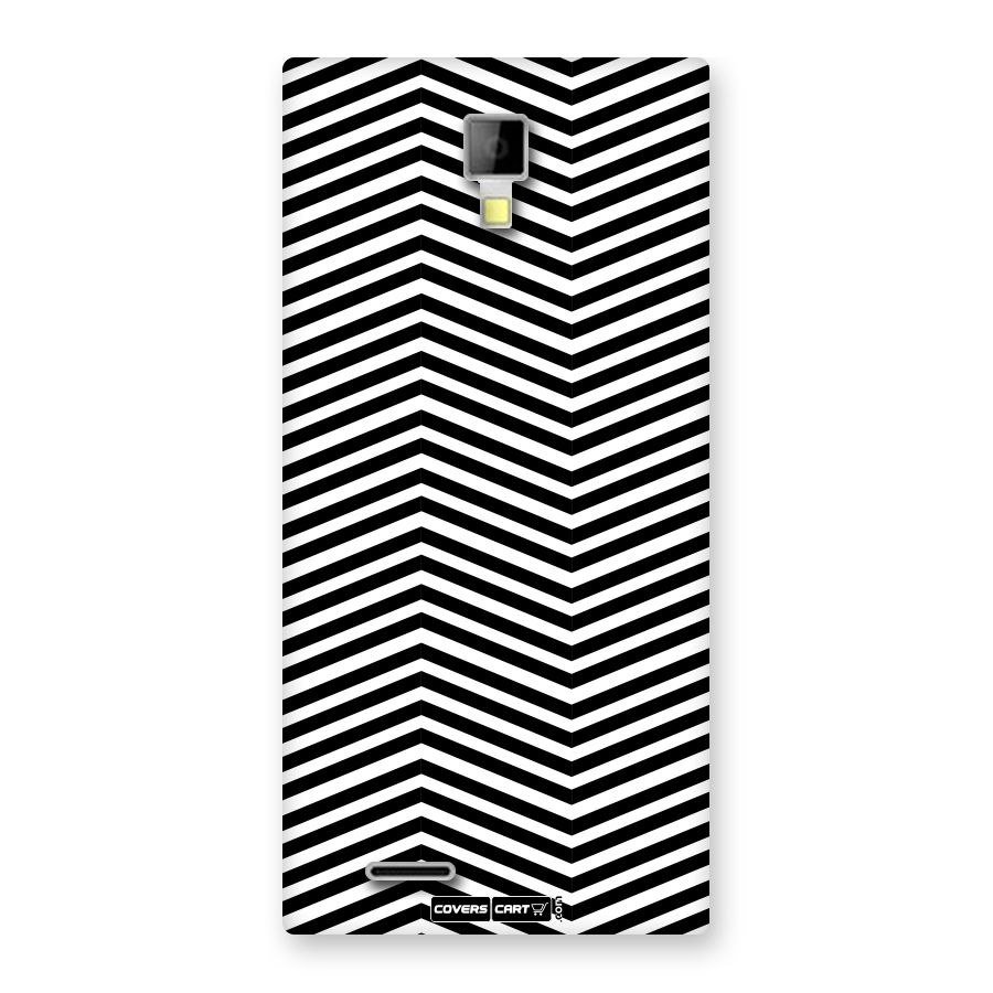 Classy Zig Zag Back Case for Micromax Canvas Xpress A99