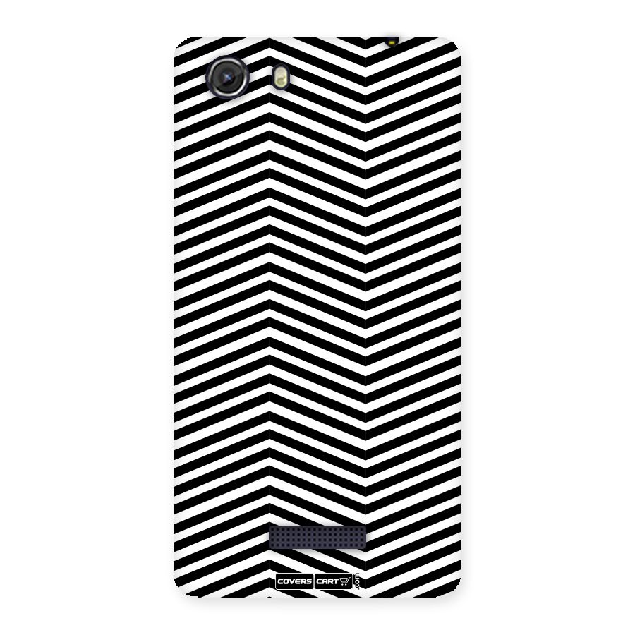 Classy Zig Zag Back Case for Micromax Unite 3