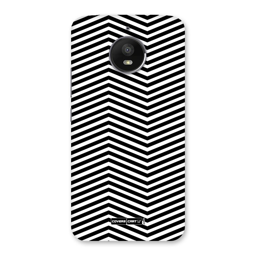 Classy Zig Zag Back Case for Moto E4 Plus