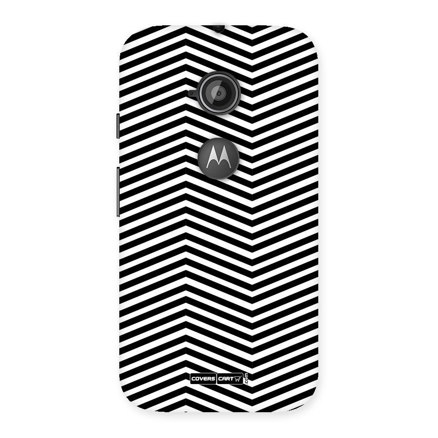 Classy Zig Zag Back Case for Moto E 2nd Gen