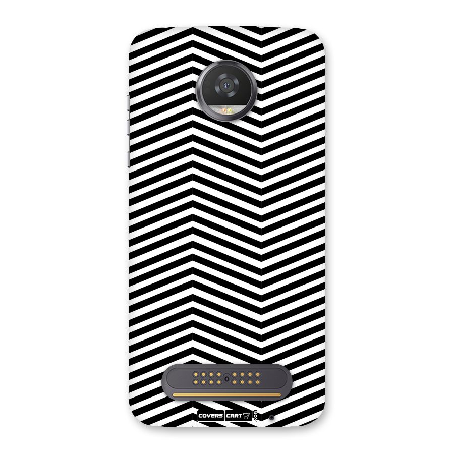 Classy Zig Zag Back Case for Moto Z2 Play