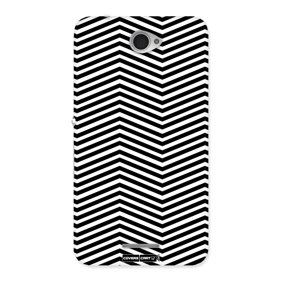 Classy Zig Zag Back Case for Sony Xperia E4