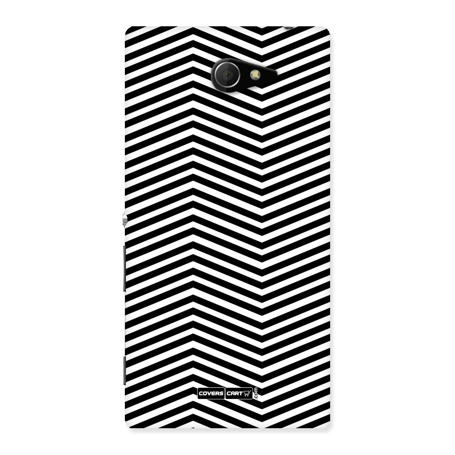 Classy Zig Zag Back Case for Sony Xperia M2