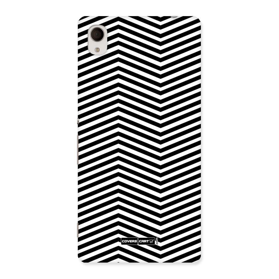 Classy Zig Zag Back Case for Sony Xperia M4