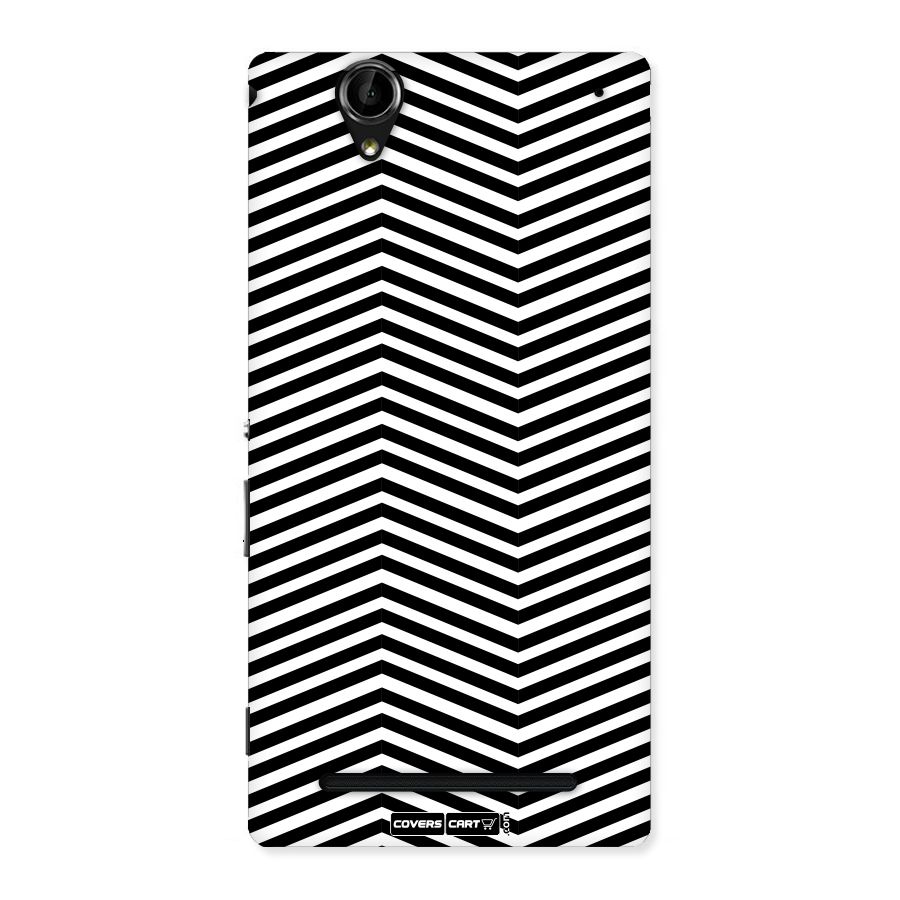 Classy Zig Zag Back Case for Sony Xperia T2