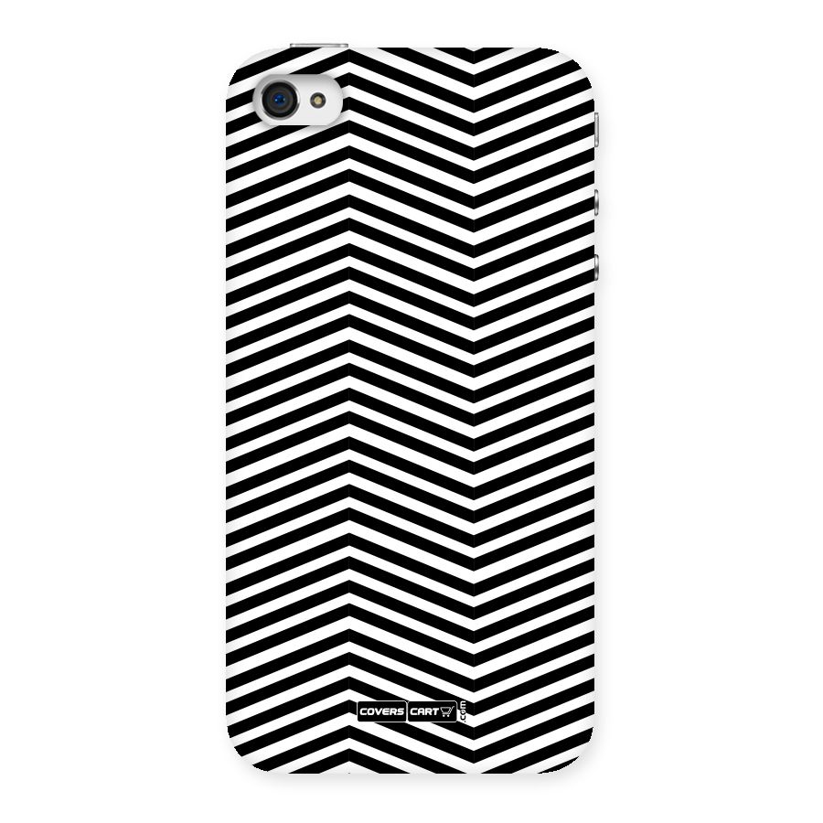 Classy Zig Zag Back Case for iPhone 4 4s