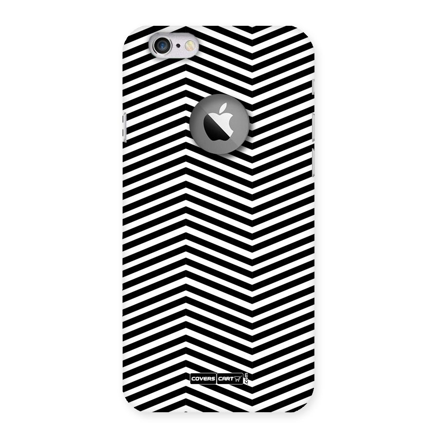 Classy Zig Zag Back Case for iPhone 6 Logo Cut