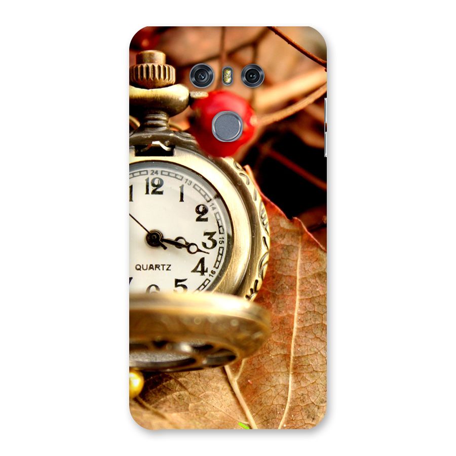 Clock And Cherry Back Case for LG G6