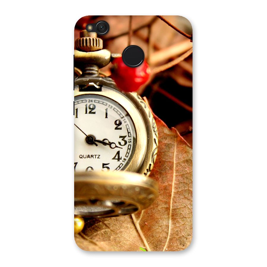 Clock And Cherry Back Case for Redmi 4