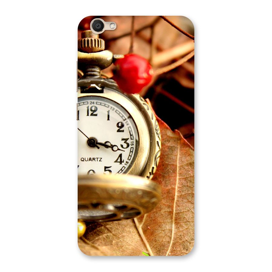 Clock And Cherry Back Case for Vivo V5