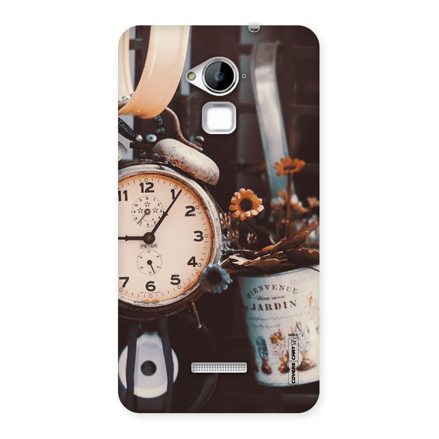 Clock And Flowers Back Case for Coolpad Note 3