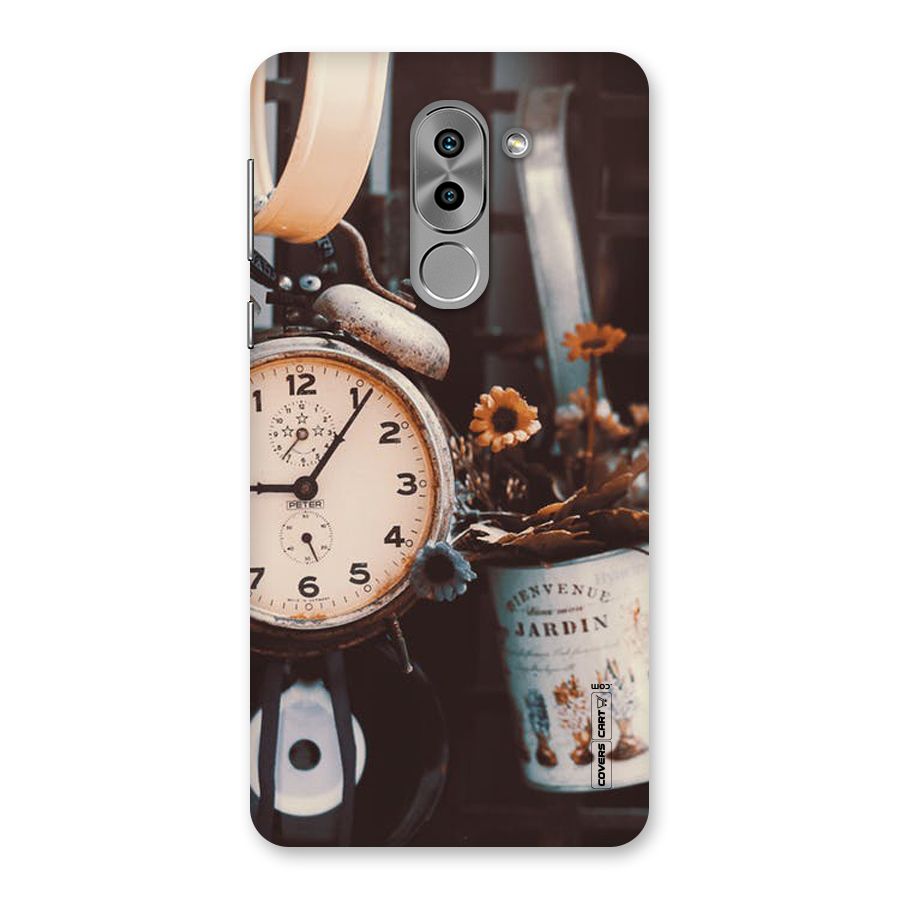Clock And Flowers Back Case for Honor 6X