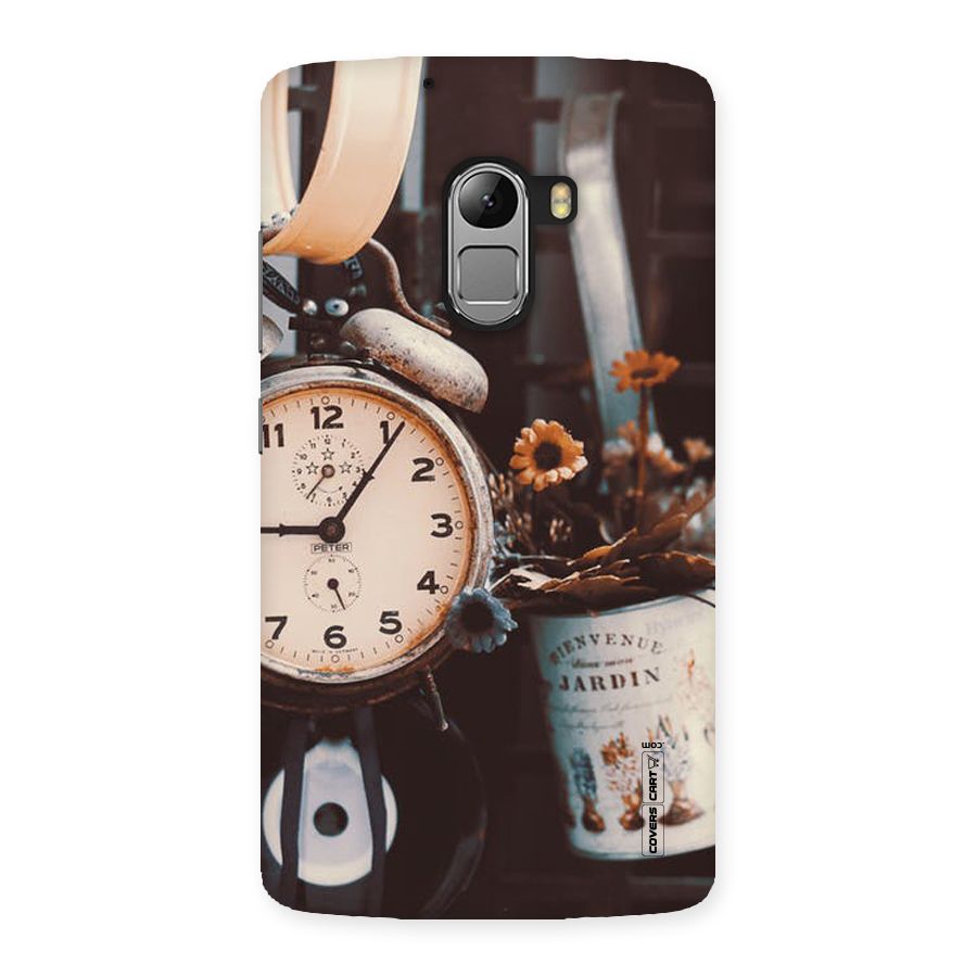 Clock And Flowers Back Case for Lenovo K4 Note