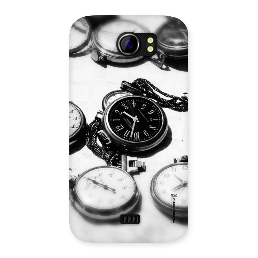 Clock Collection Back Case for Micromax Canvas 2 A110