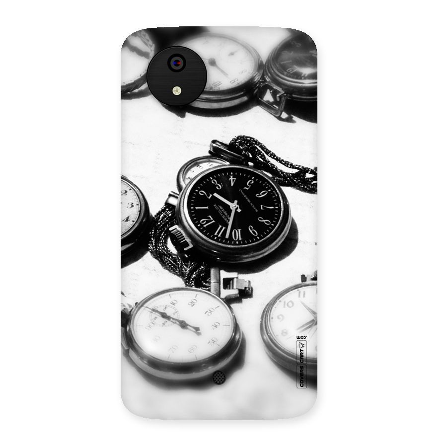 Clock Collection Back Case for Micromax Canvas A1