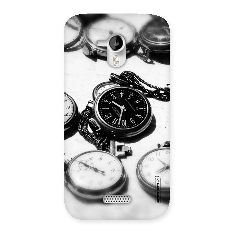 Clock Collection Back Case for Micromax Canvas HD A116